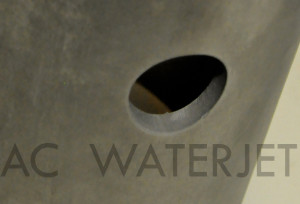 Pipe Stainless Steel Waterjet Cut 4.500 inch OD 1