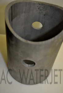 Pipe Stainless Steel Waterjet Cut 4.500 inch OD 3